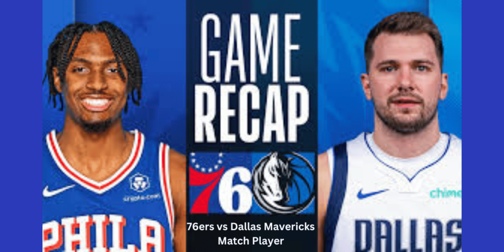 This emage showing a76ers vs Dallas Mavericks Match Player