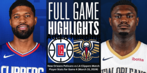 This emage showing a New Orleans Pelicans vs LA Clippers Match Player