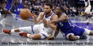 This emage showing a Okc Thunder vs Golden State Warriors Match Player Stats